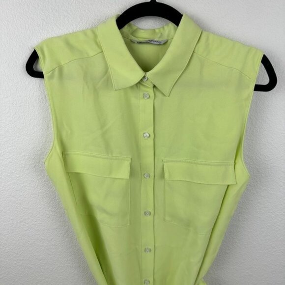 Amanda Uprichard Edith Mini Dress in Cucumber - Picture 5 of 8